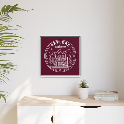 Explore Wilderness - Framed Canvas