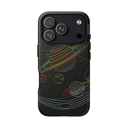 Galactic Tough Phone Case, Starry Space Protection, Unique Gift for Astronomers, Celestial Accessories, Trendy Space Lovers