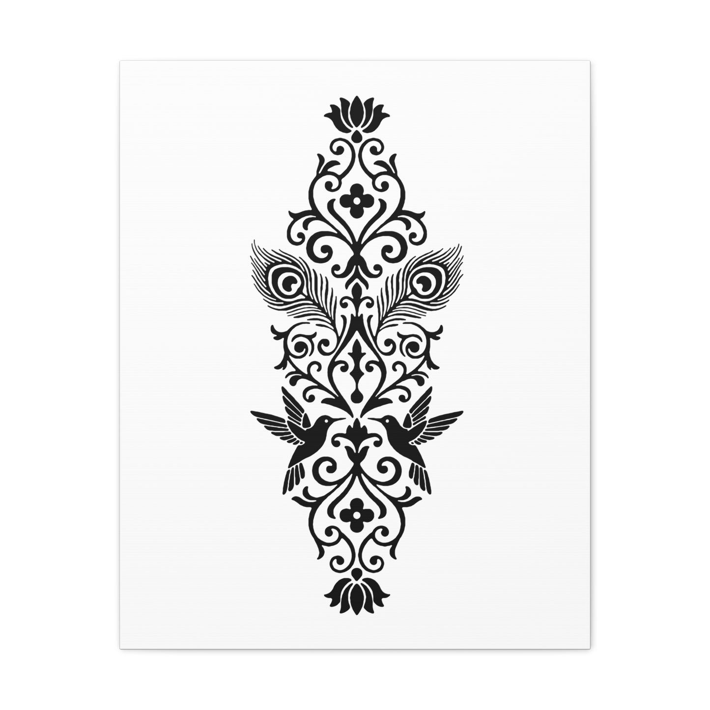 Hummingbird Soulmates - Stretched Canvas