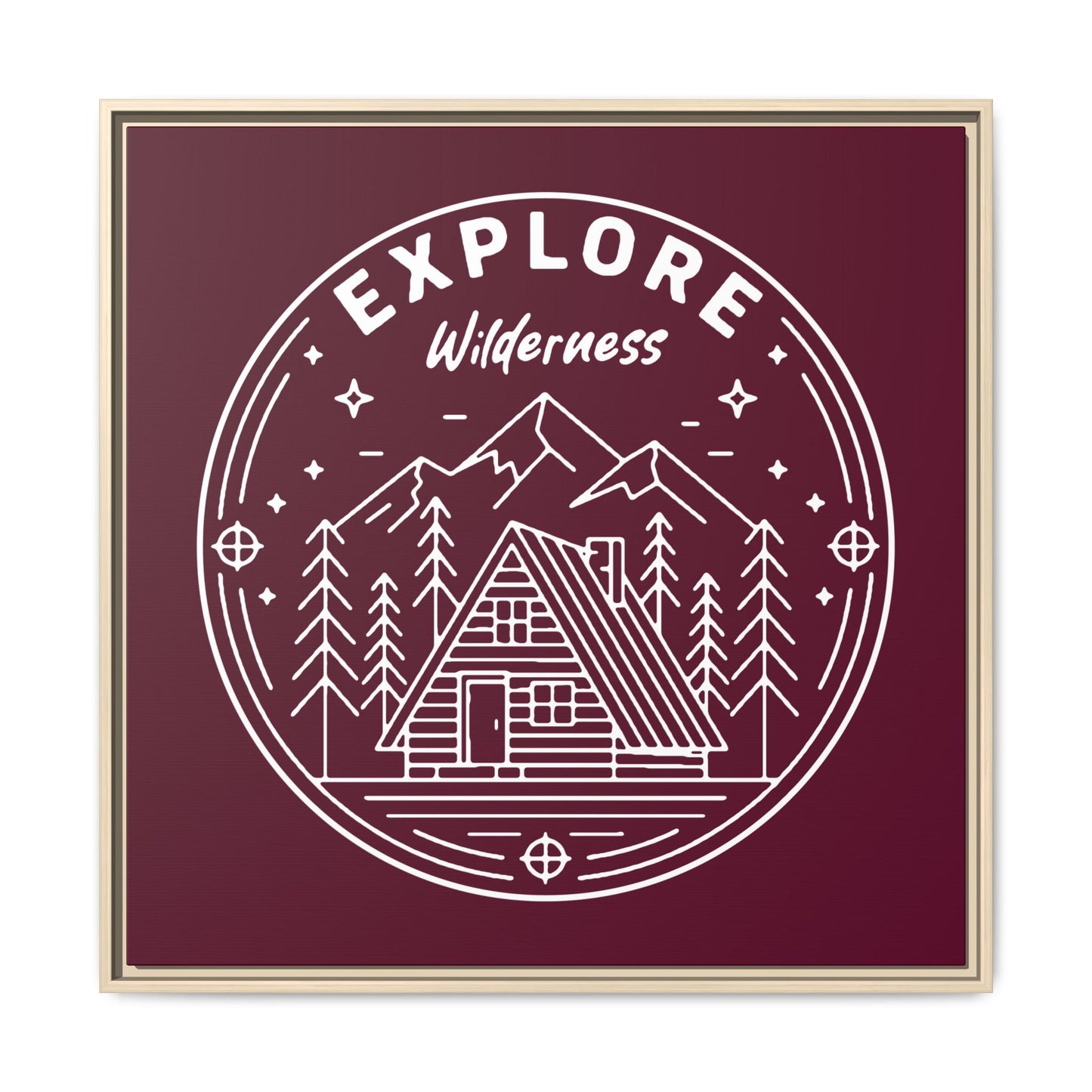 Explore Wilderness - Framed Canvas