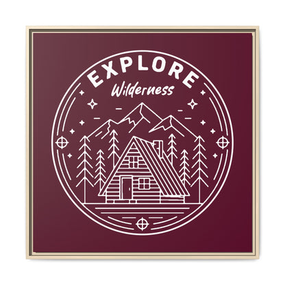 Explore Wilderness - Framed Canvas