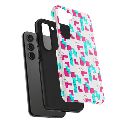 Retro Geometric Vibes - Phone Case
