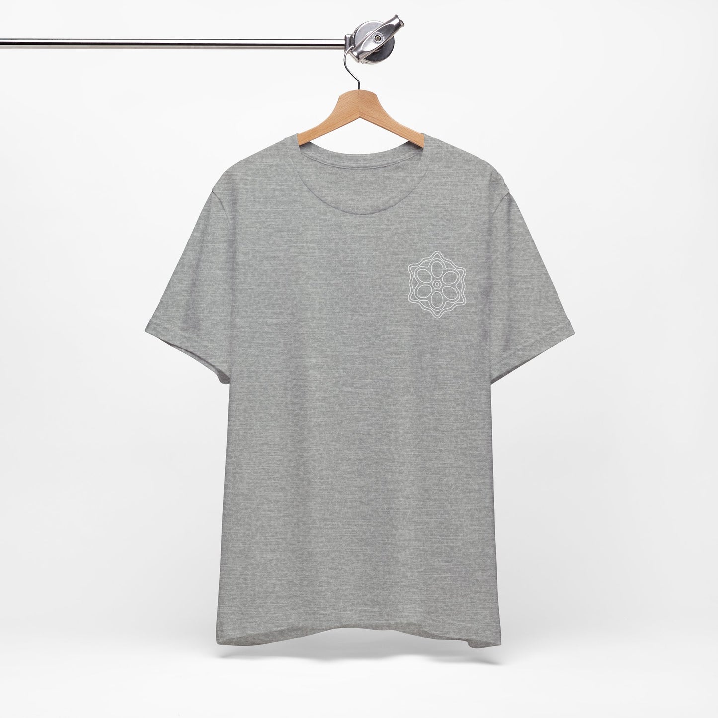 Unisex Boho Mandala Tee, Relaxed Fit Cotton Shirt, Perfect for Yoga Lovers, Meditation, Gift for Her, Vacation Wear, Everyday Comfort