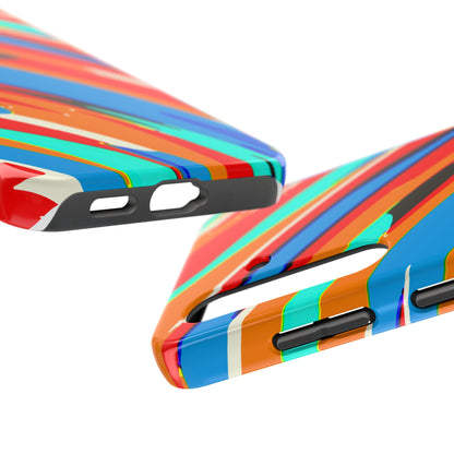 Abstract Rainbow Swirl Arc - Phone Case