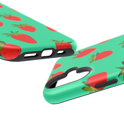 Strawberry Pattern - Magnetic Phone Case