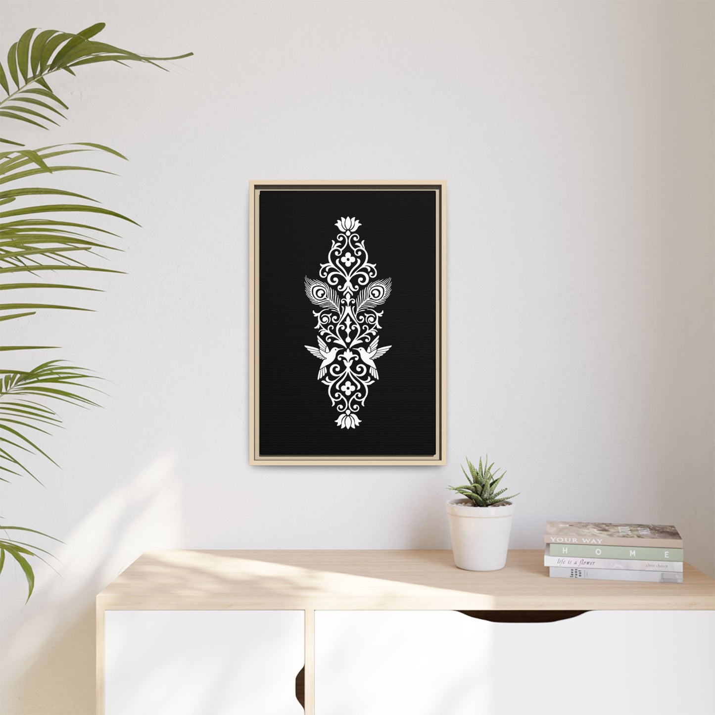 Hummingbird Soulmates - Framed Canvas