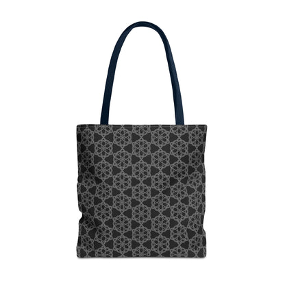 Chic Monochrome Tote Bag, Stylish Shopping, Travel, Everyday Use, Gift, Minimalist Decor