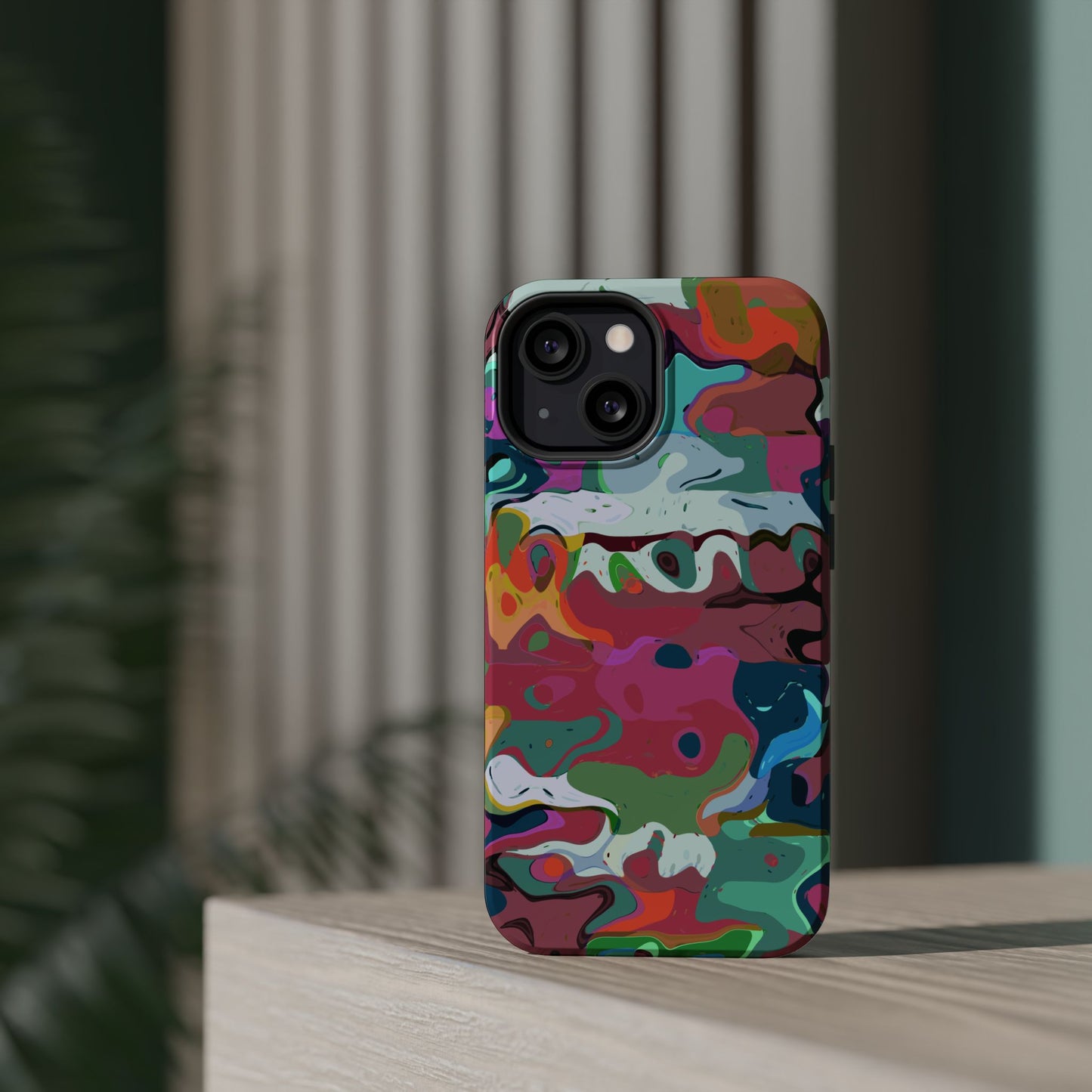 Colorful Abstract Marble - Magnetic Phone Case