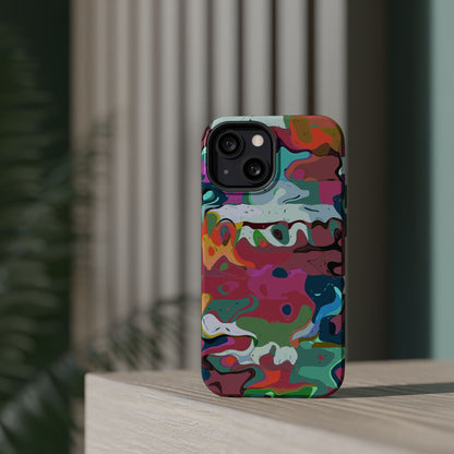 Colorful Abstract Marble - Magnetic Phone Case
