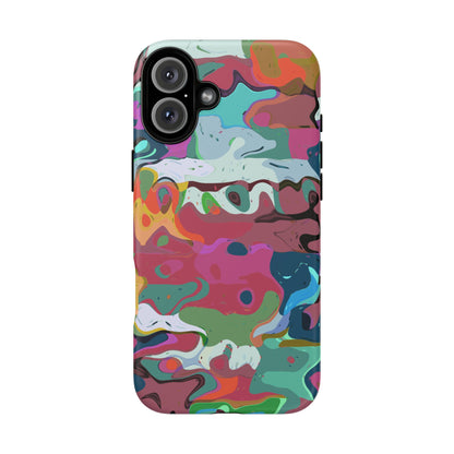 Colorful Abstract Marble - Phone Case