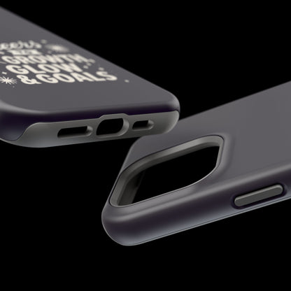 Cheers to Growth, Glow & Goals - Magnetic Phone Case