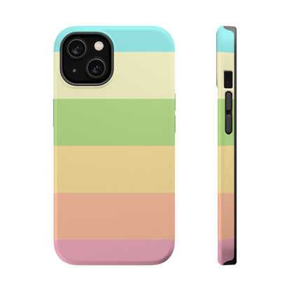 Pastel Stripes - Magnetic Phone Cover