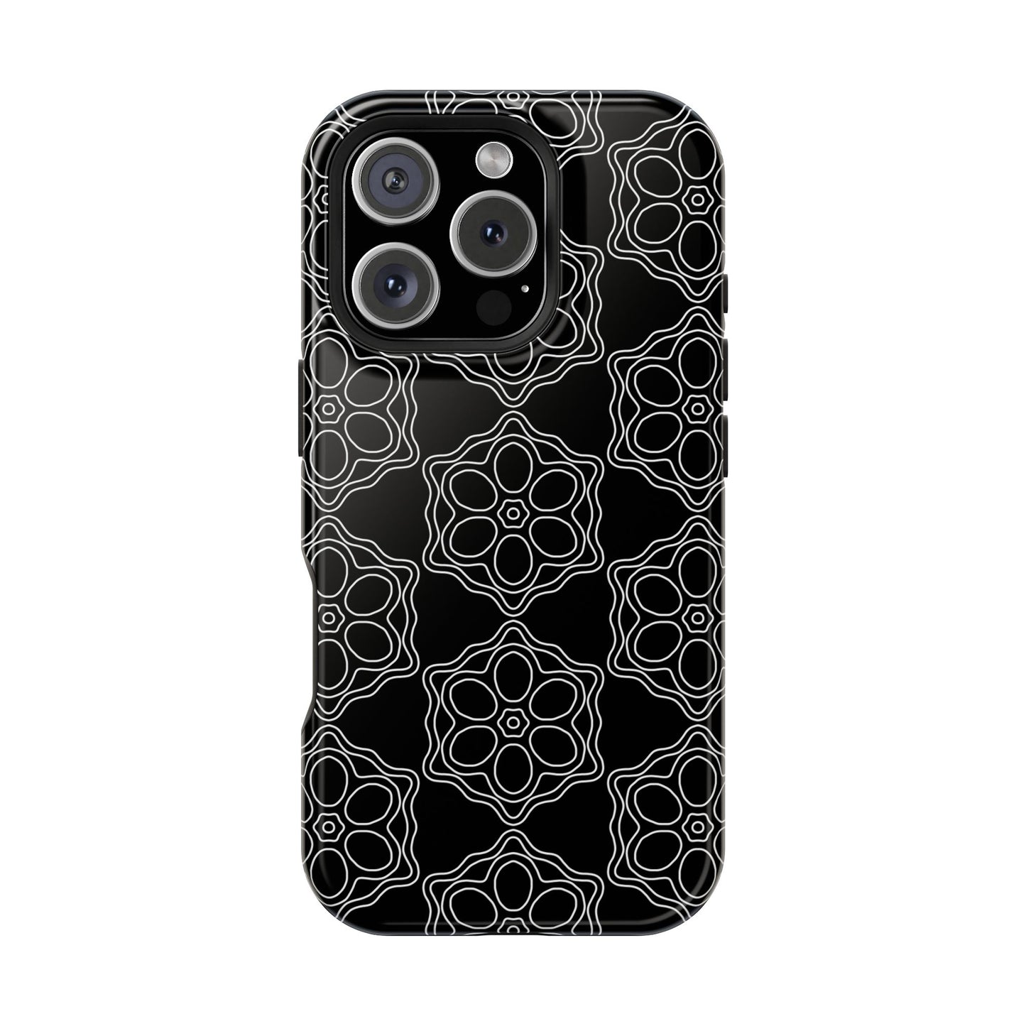 Geometric Sacred Flower - Magnetic Phone Case