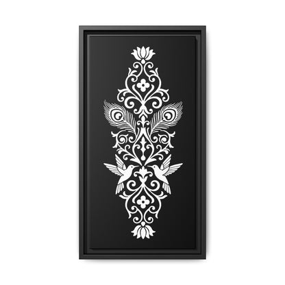 Hummingbird Soulmates - Framed Canvas