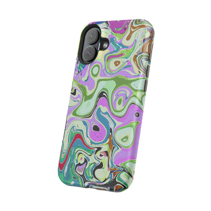 Vibrant Multi‑Color Swirl - Magnetic Phone Case