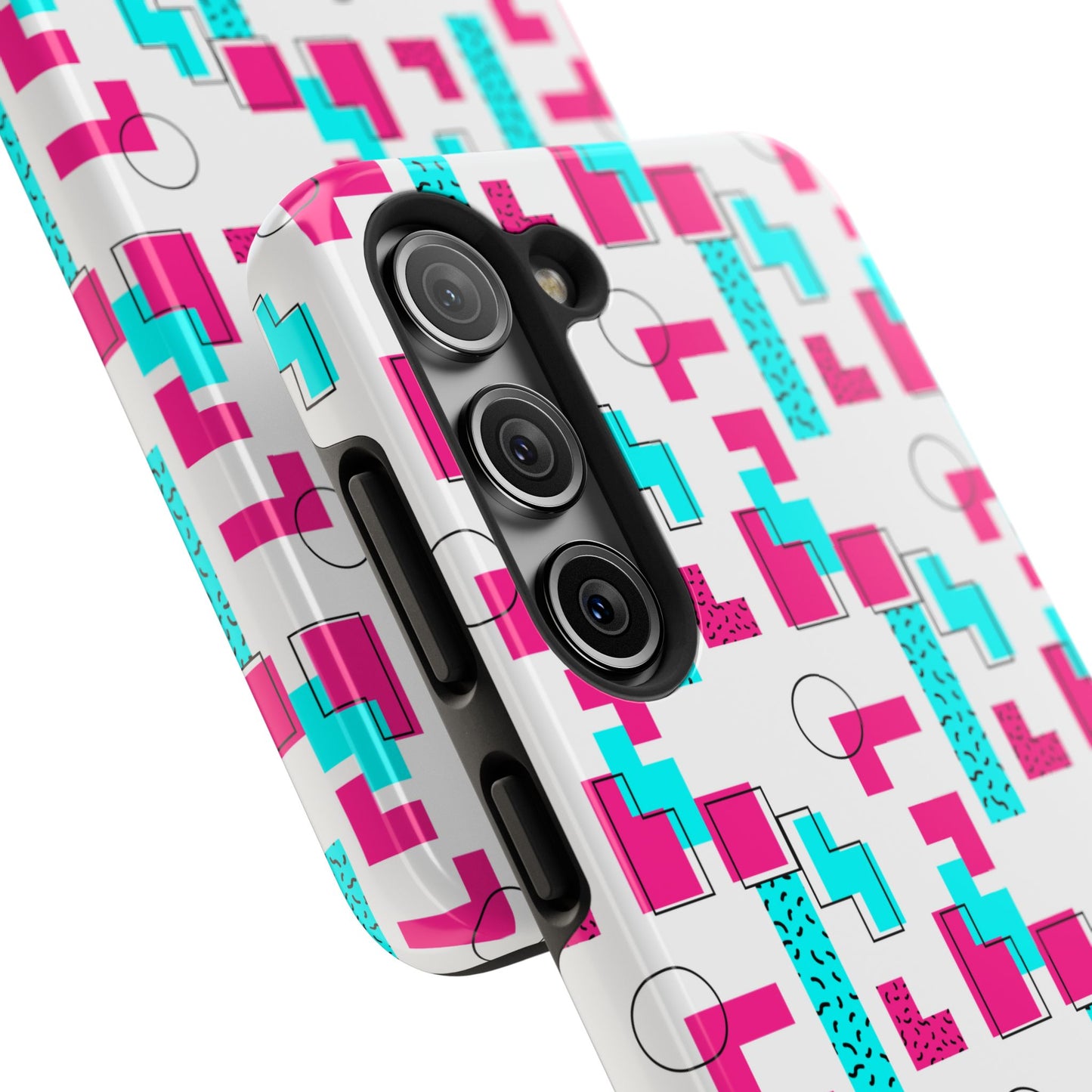 Retro Geometric Vibes - Phone Case