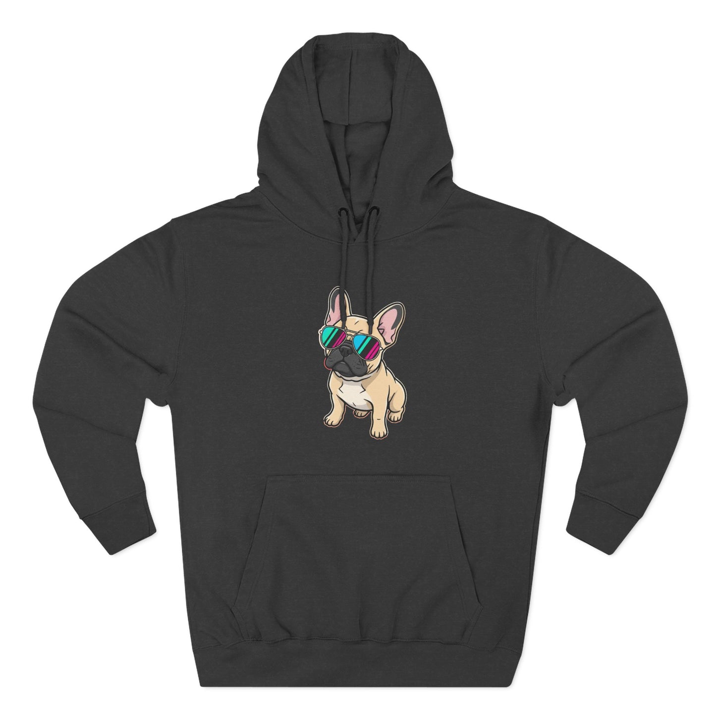 French Bulldog with Sunglasses - Hoodie
