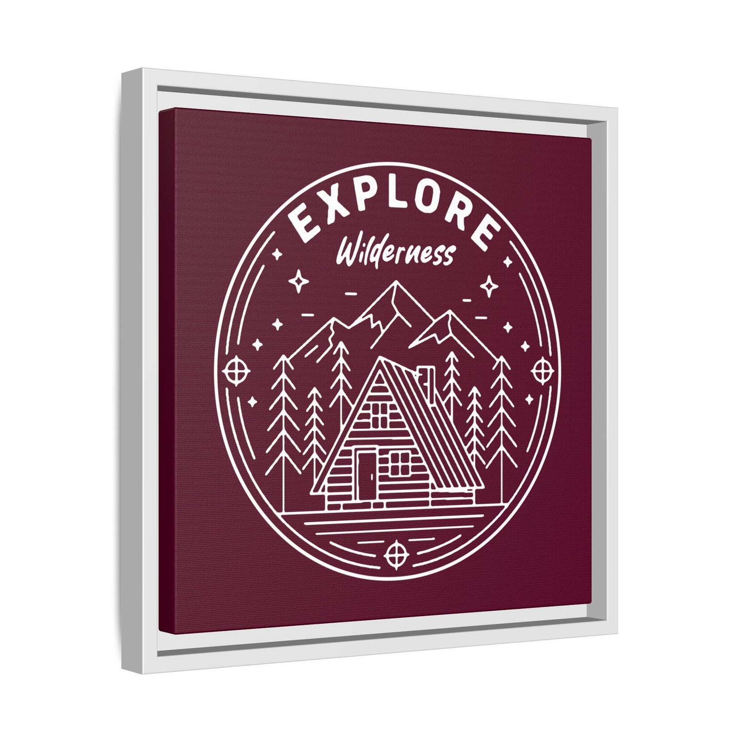 Explore Wilderness - Framed Canvas