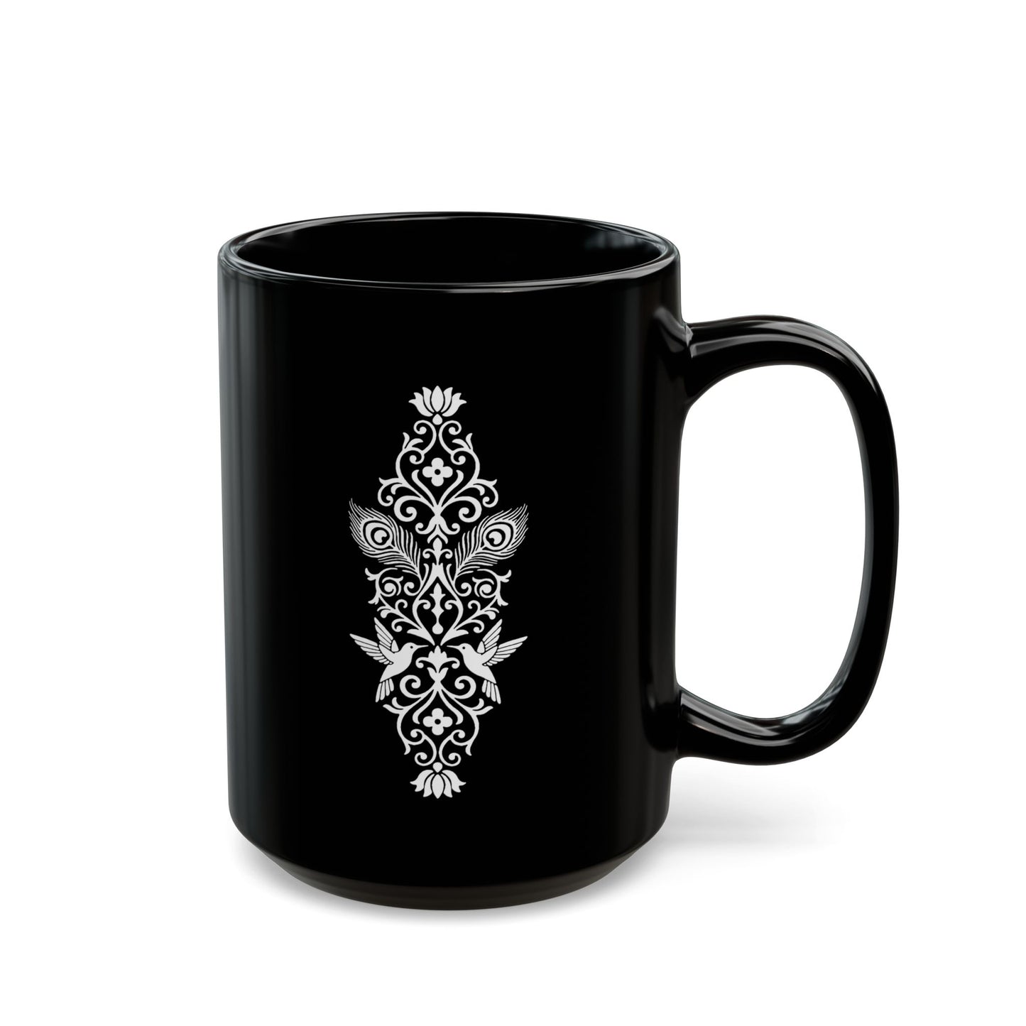 Hummingbird Soulmates - Black Mug