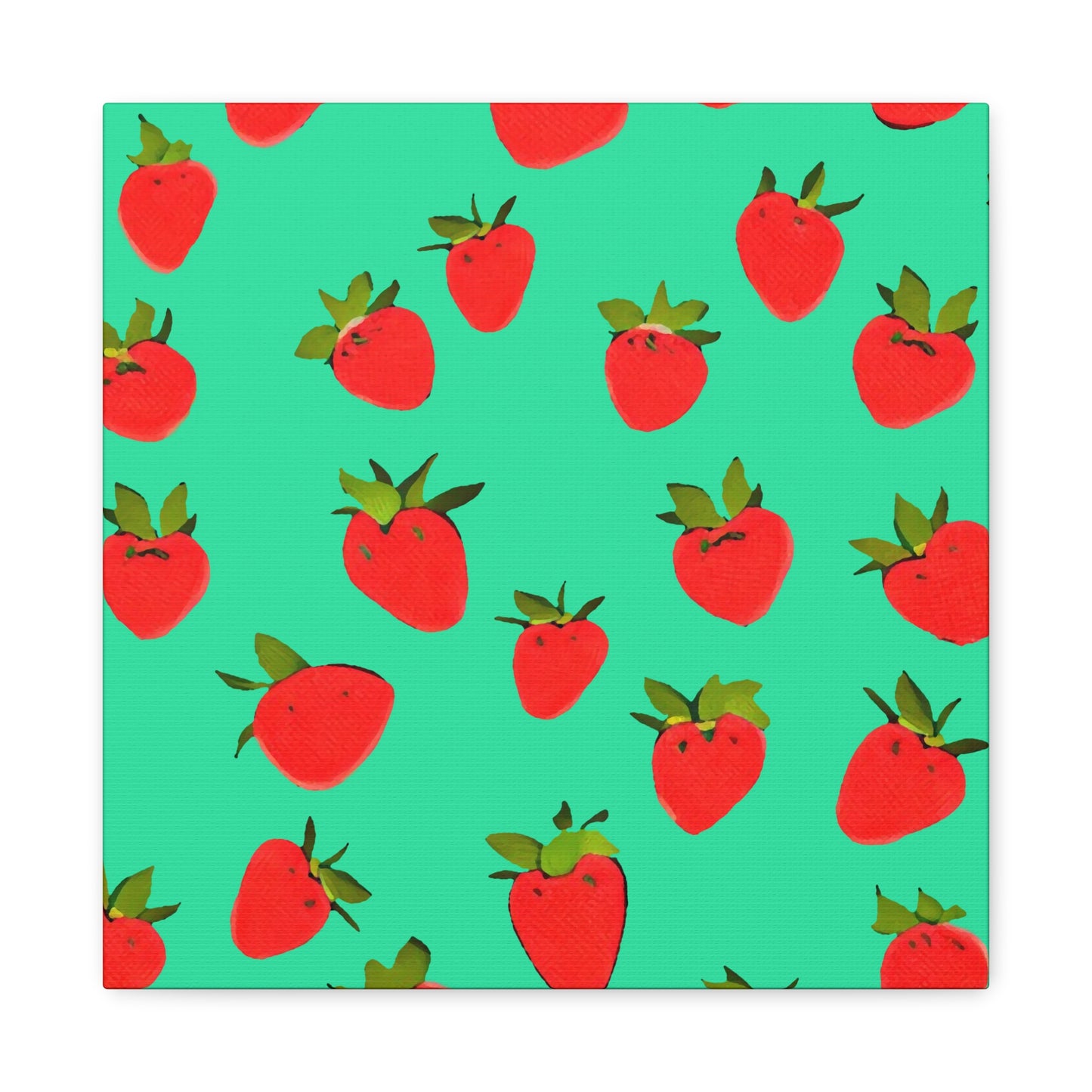 Strawberry Pattern - Canvas