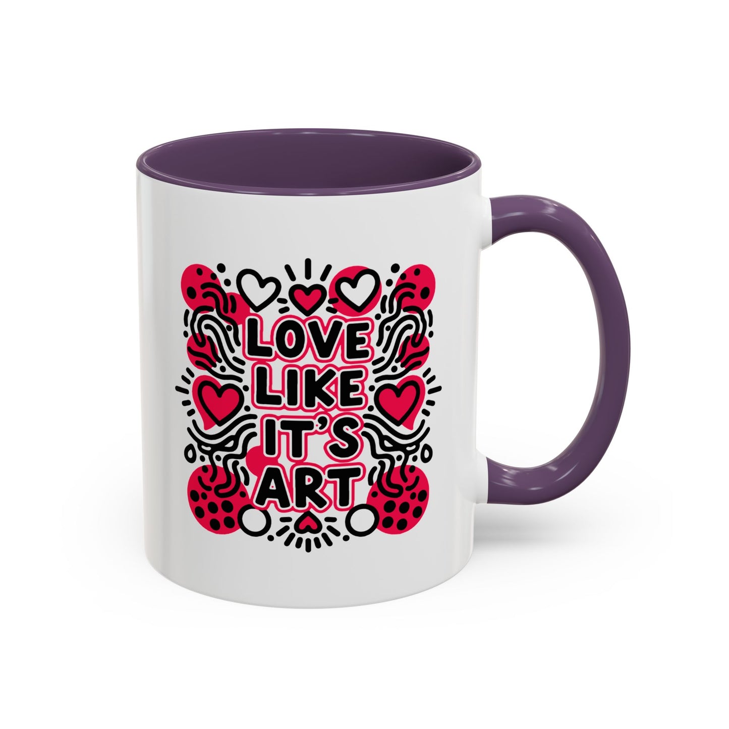 Love Like It’s Art - Color Accent Mug