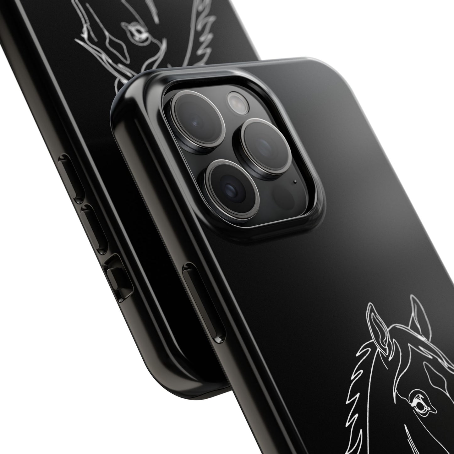 Horse Portrait Sketch - Phone Case