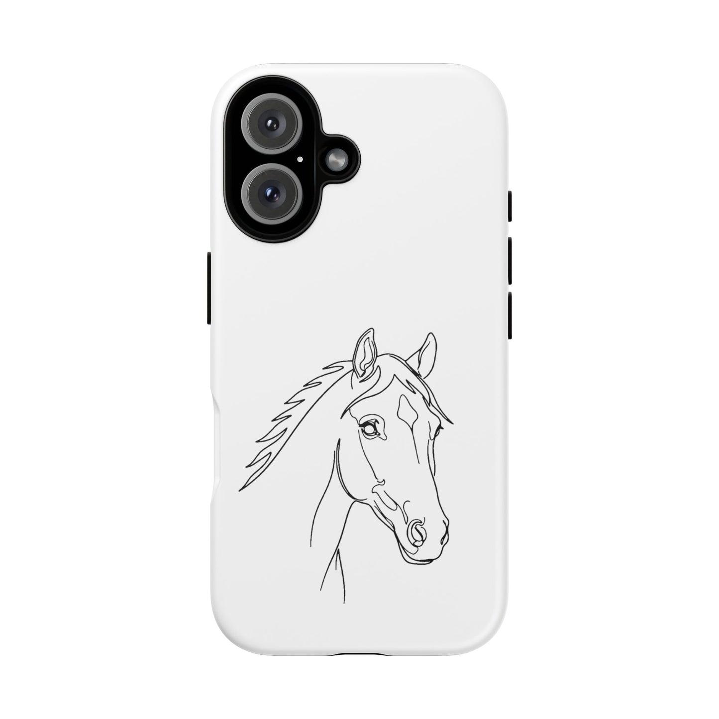 Horse Portrait Sketch - Tough Phone Case