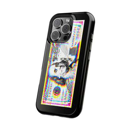100 Dollars Bill - Neon Color Explosion - Magnetic Phone Case