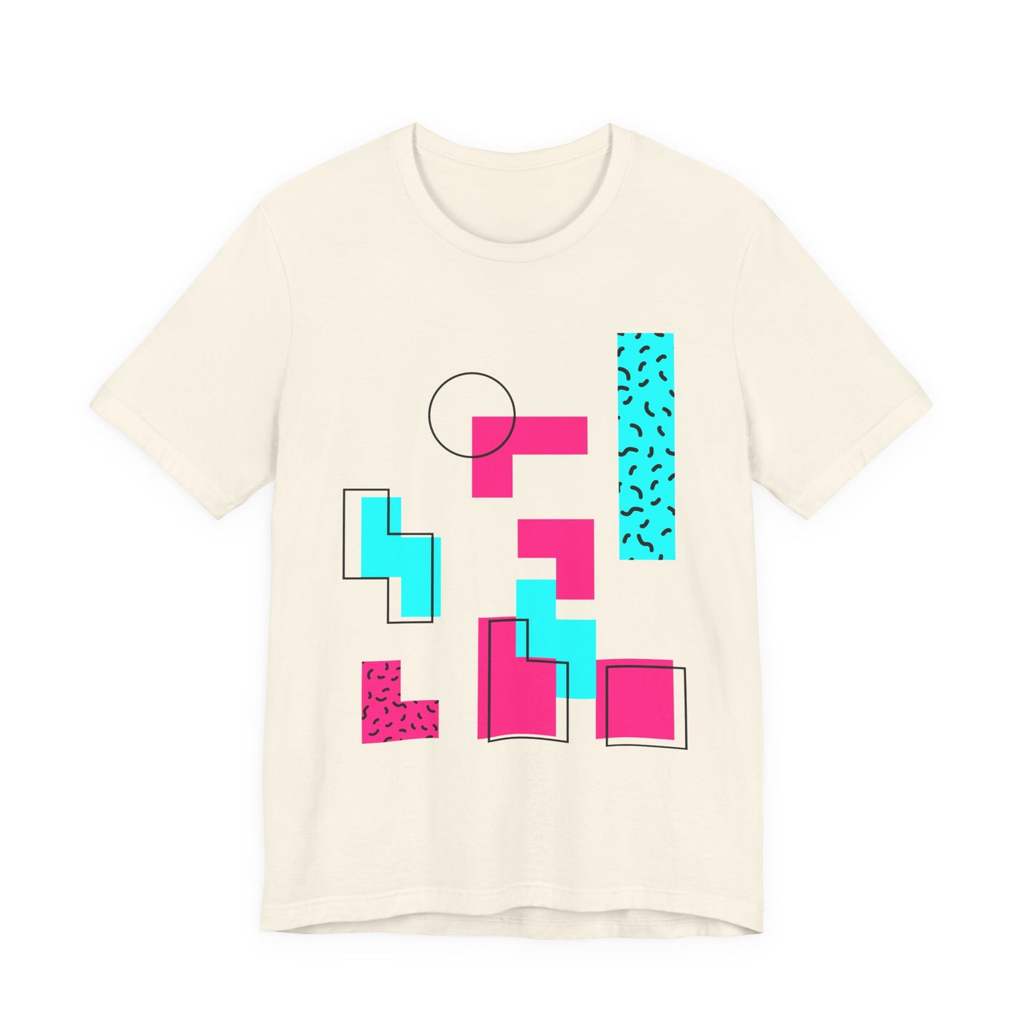 Retro Geometric Vibes - T-Shirt