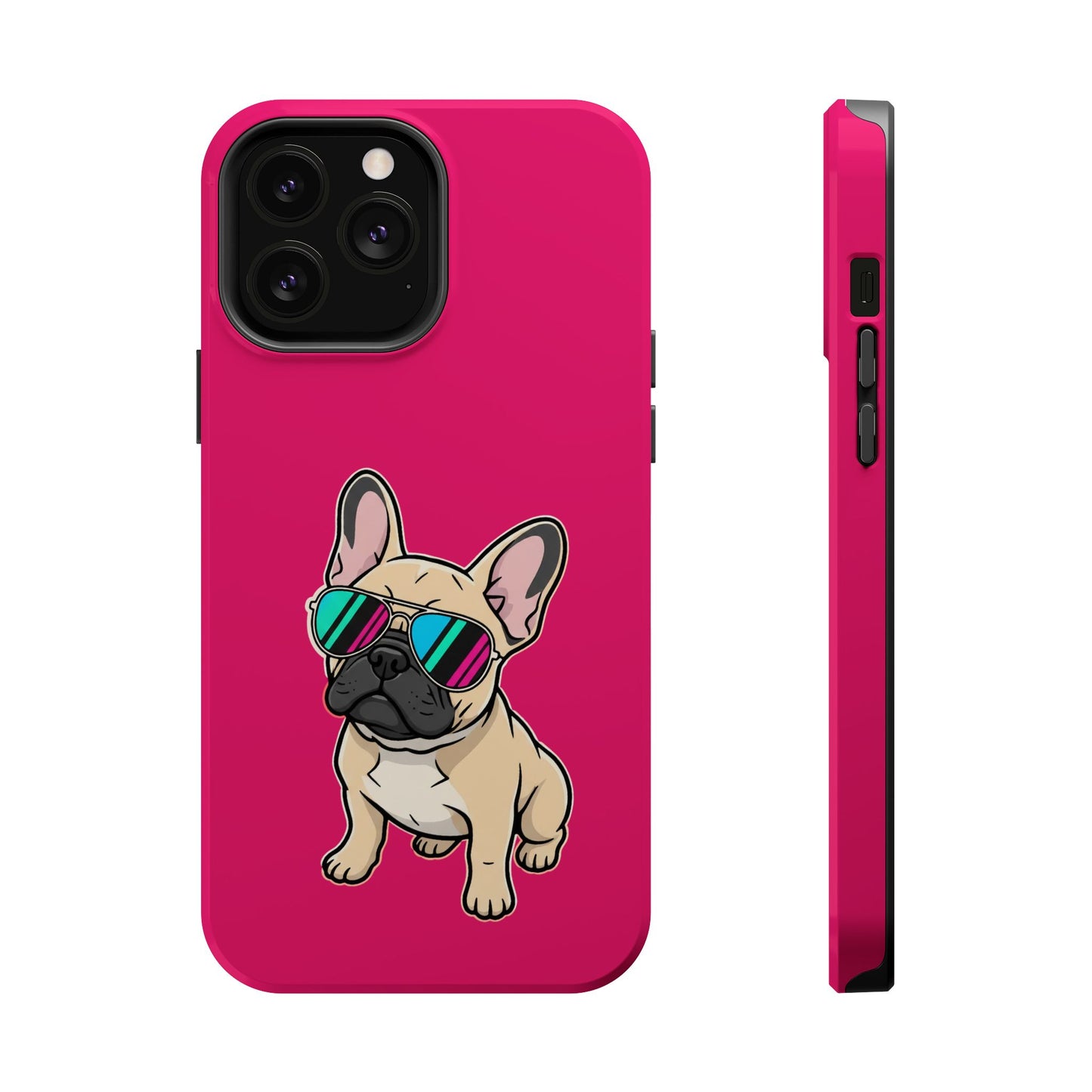 French Bulldog with Sunglasses - Magnetic Phone Case
