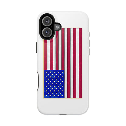 New Glory American Flag (Gold Edge Edition) - Magnetic Phone Case