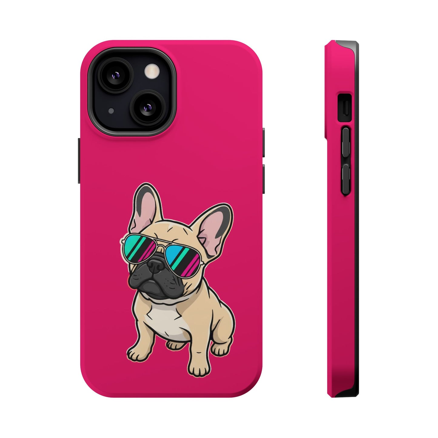 French Bulldog with Sunglasses - Magnetic Phone Case