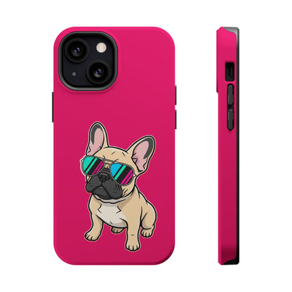 French Bulldog with Sunglasses - Magnetic Phone Case