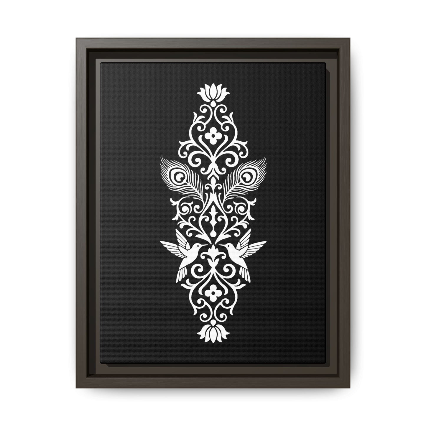 Hummingbird Soulmates - Framed Canvas