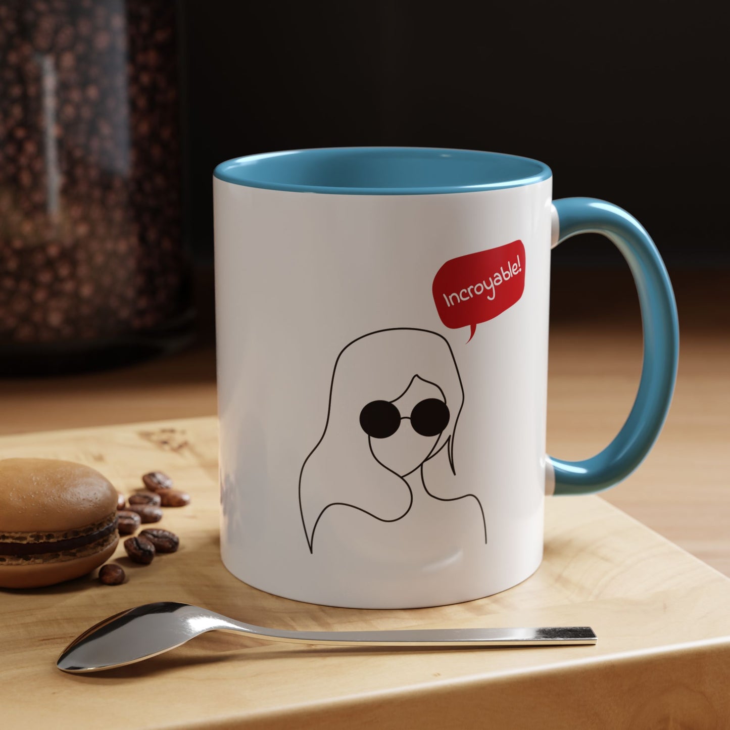Incroyable Chic Girl - Color Accent Mug