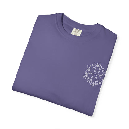 Boho Mandala T-Shirt, Unisex, Garment-Dyed, Soft Cotton, Casual Wear, Festival Style, Gifts for Her