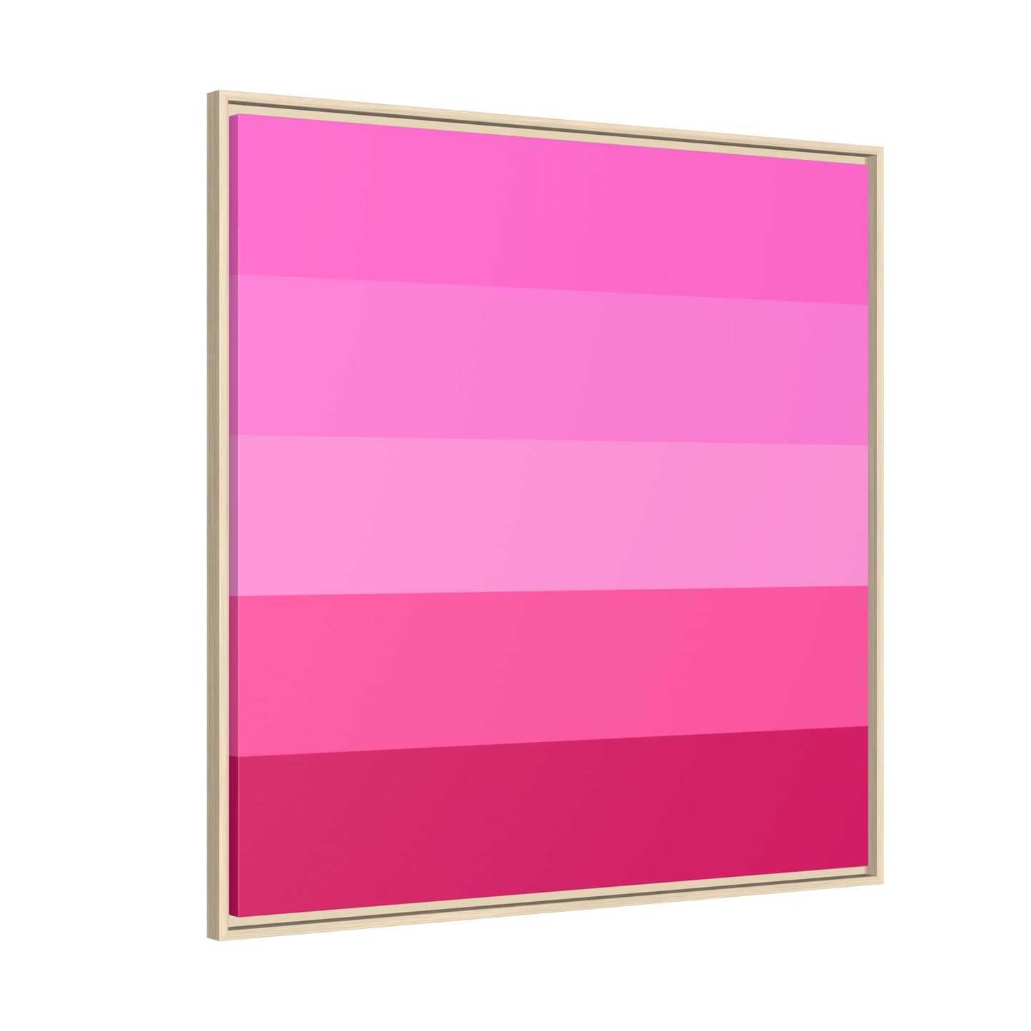 Valentine Rose Colors - Framed Canvas