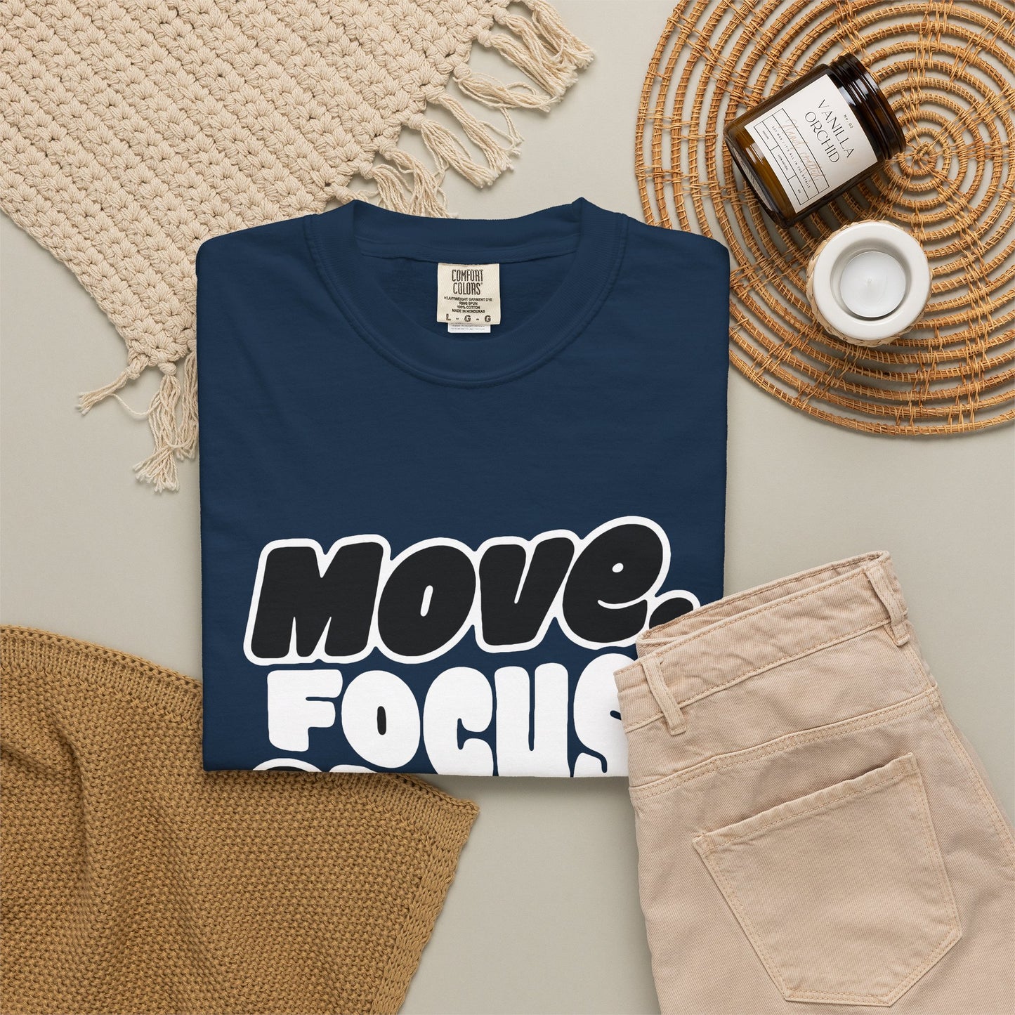 Move. Focus. Grow. Repeat. - T-Shirt