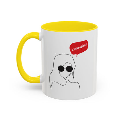 Incroyable Chic Girl - Color Accent Mug