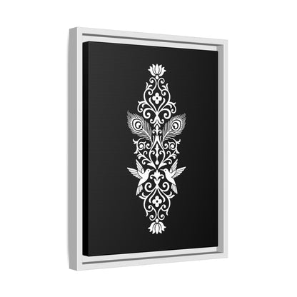 Hummingbird Soulmates - Framed Canvas