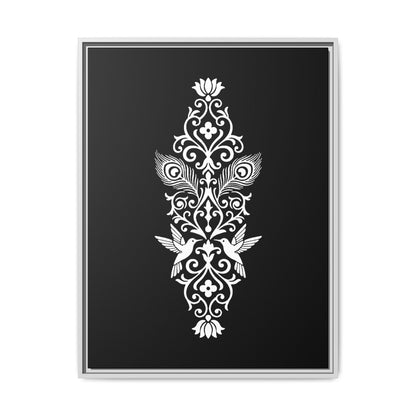 Hummingbird Soulmates - Framed Canvas