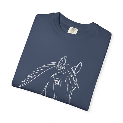 Horse Portrait Sketch - T‑Shirt
