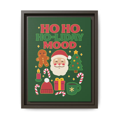 Ho Ho Ho-liday Mood - Framed Canvas