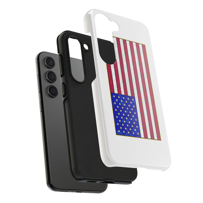 New Glory American Flag (Gold Edge Edition) - Phone Case