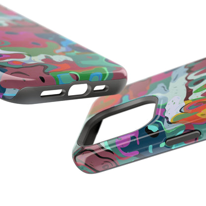 Colorful Abstract Marble - Magnetic Phone Case