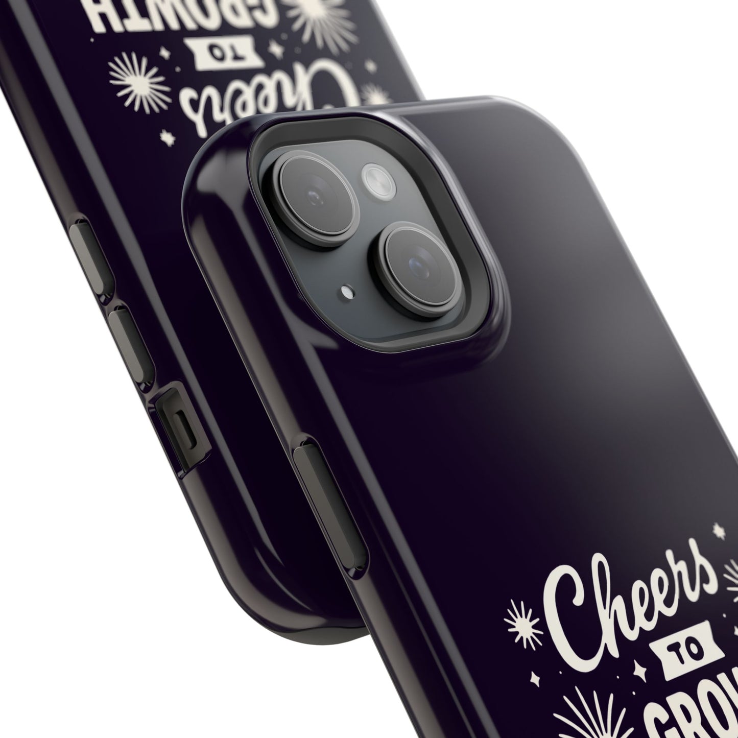 Cheers to Growth, Glow & Goals - Magnetic Phone Case