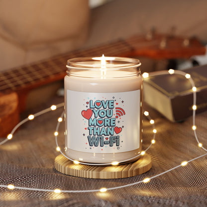 Love You More Than Wi‑Fi - Scented Candle