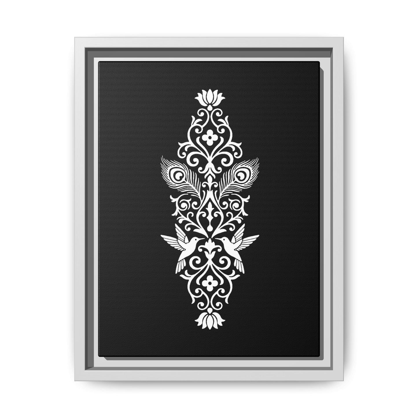 Hummingbird Soulmates - Framed Canvas