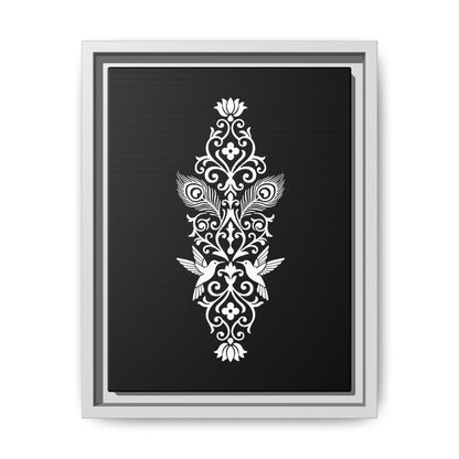 Hummingbird Soulmates - Framed Canvas