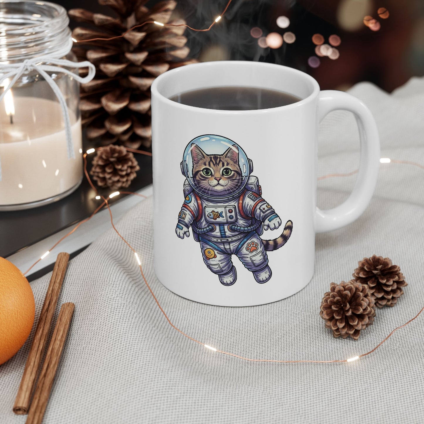 Astronaut Cat - Ceramic Mug
